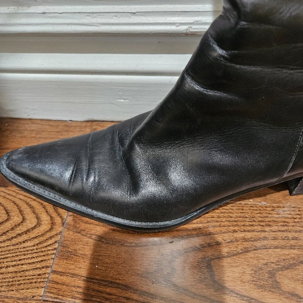 Christian Dior Black Leather Boots - Picture 3 of 10